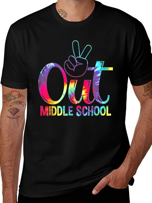 Out Middle School Tie Dye Graphic Tee