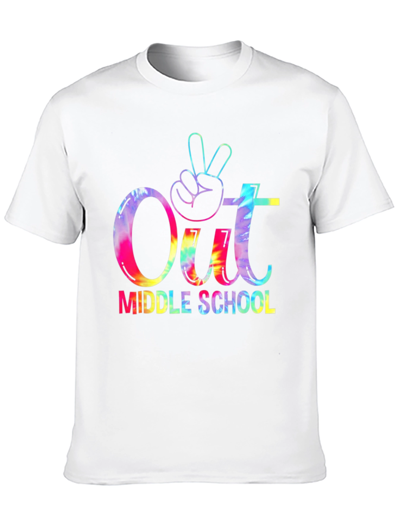Out Middle School Tie Dye Graphic Tee