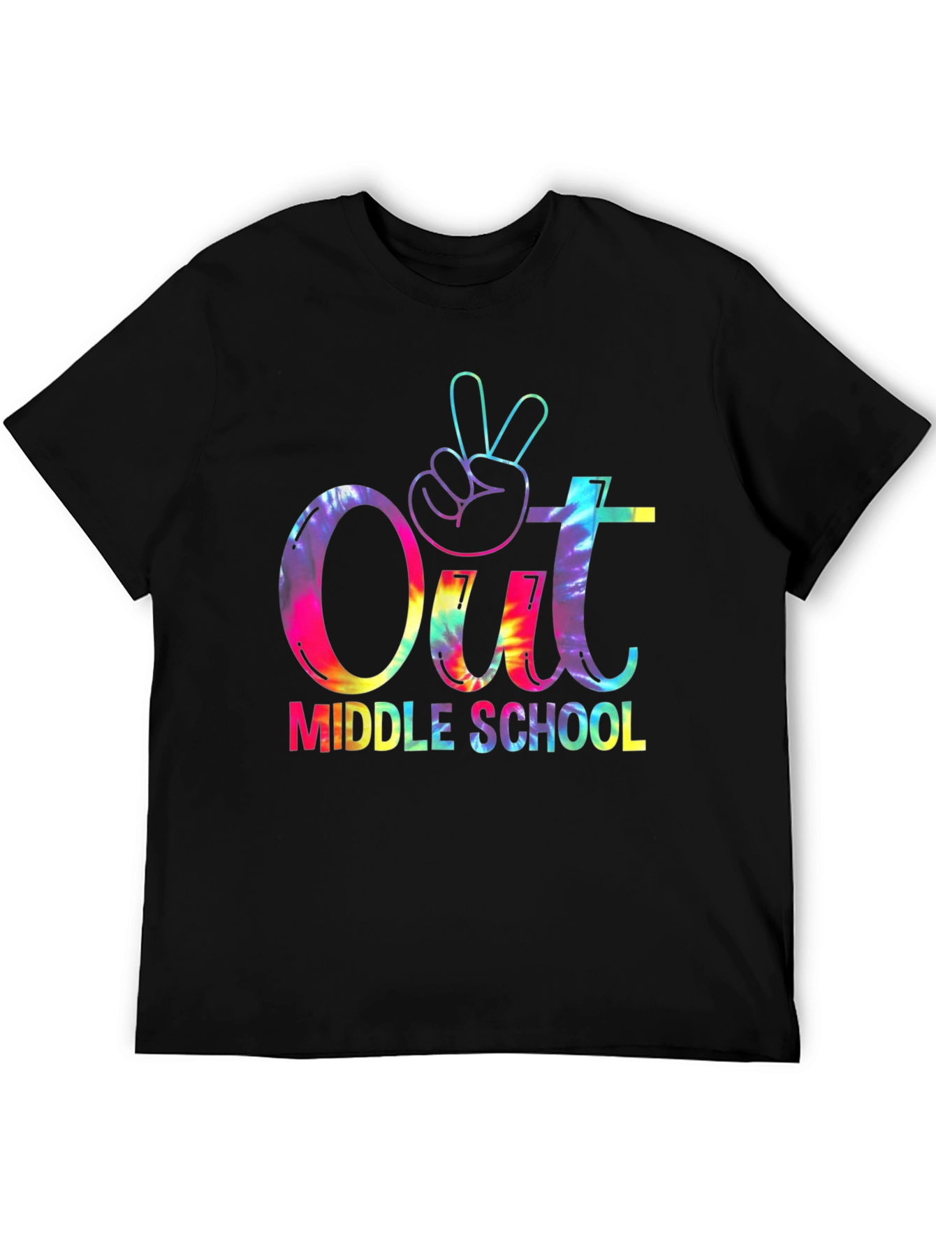 Out Middle School Tie Dye Graphic Tee