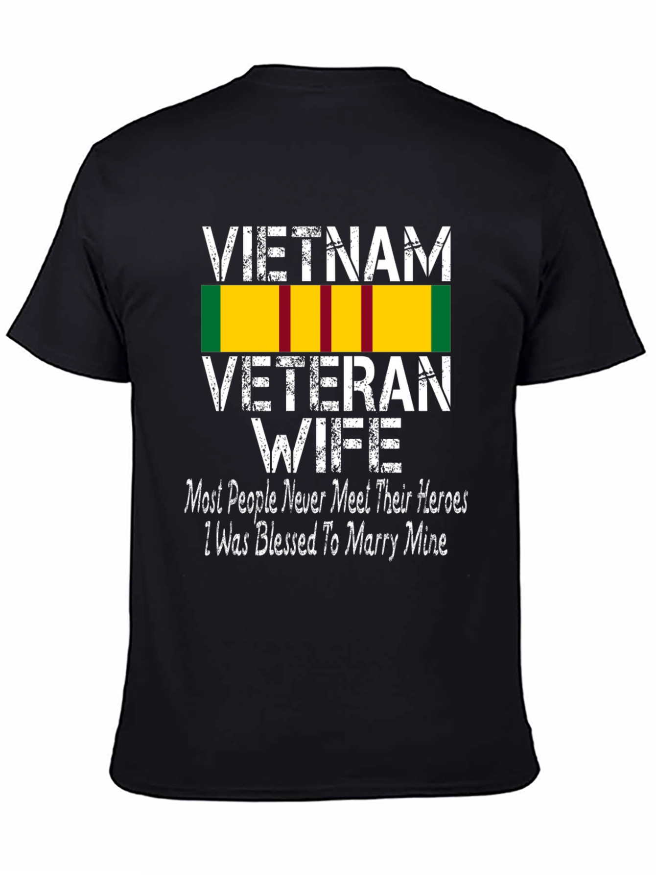 Vietnam Veteran Wife T-Shirt - Black