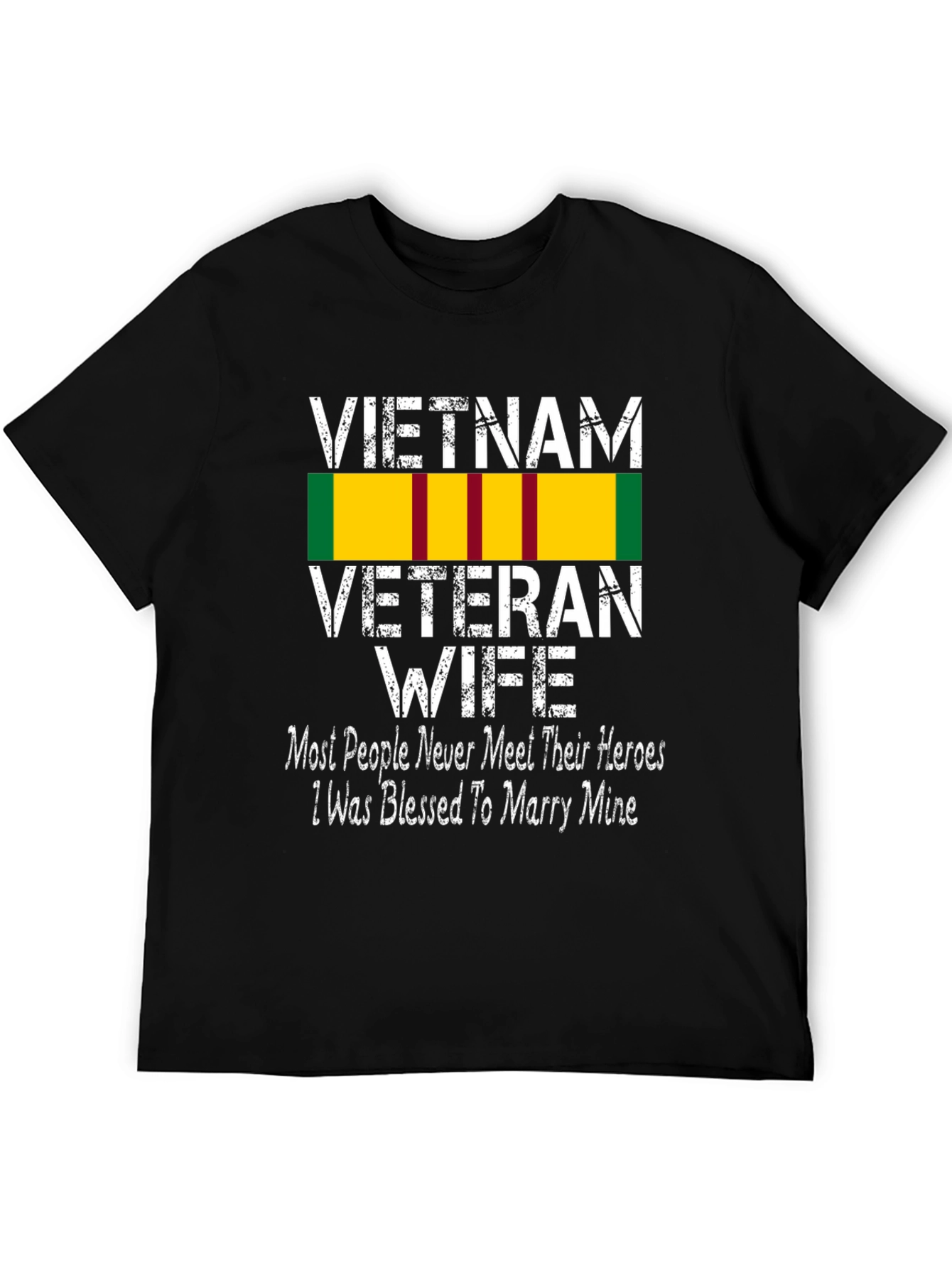 Vietnam Veteran Wife T-Shirt - Black