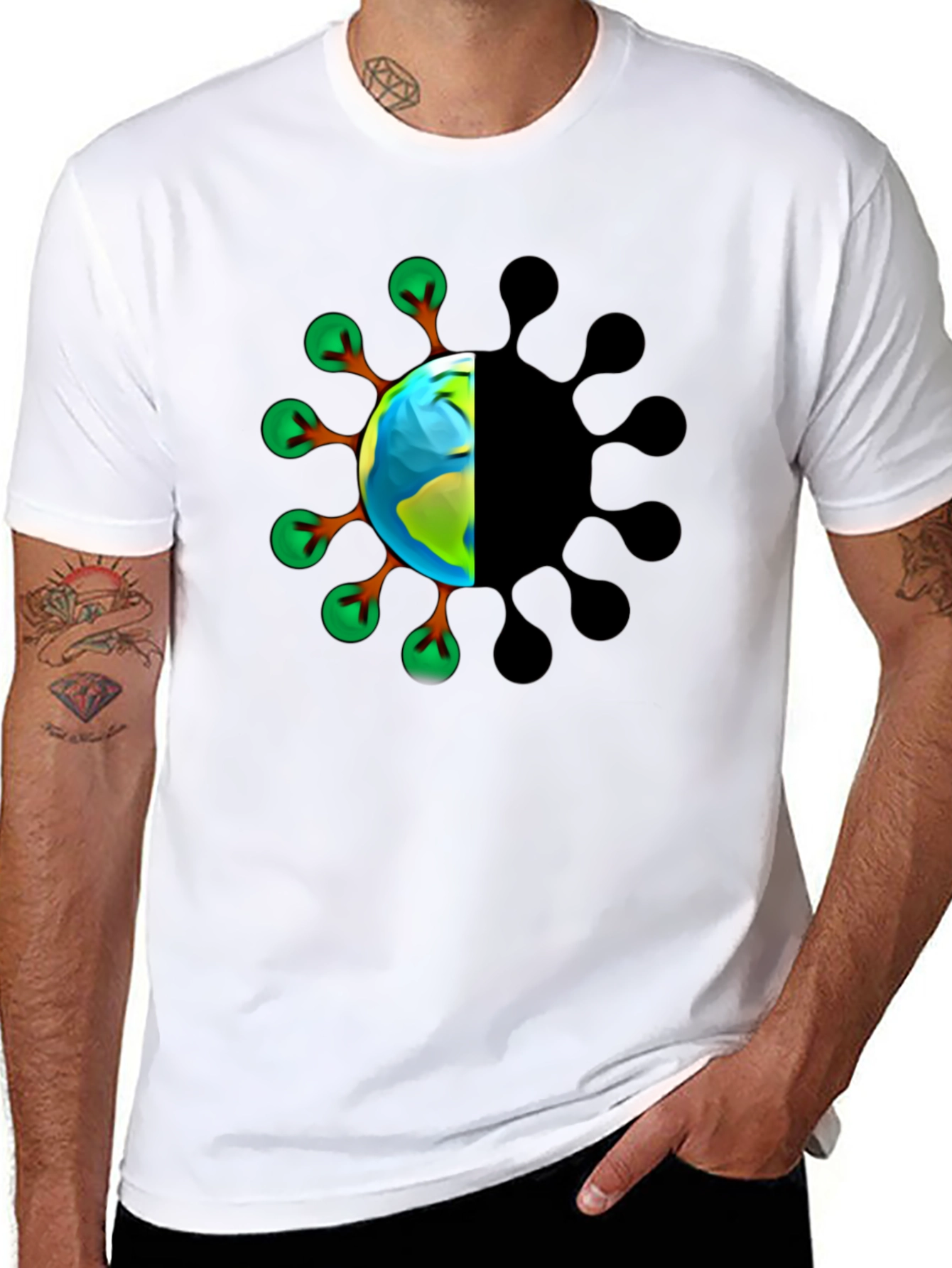 Nature vs. Decay Graphic Tee