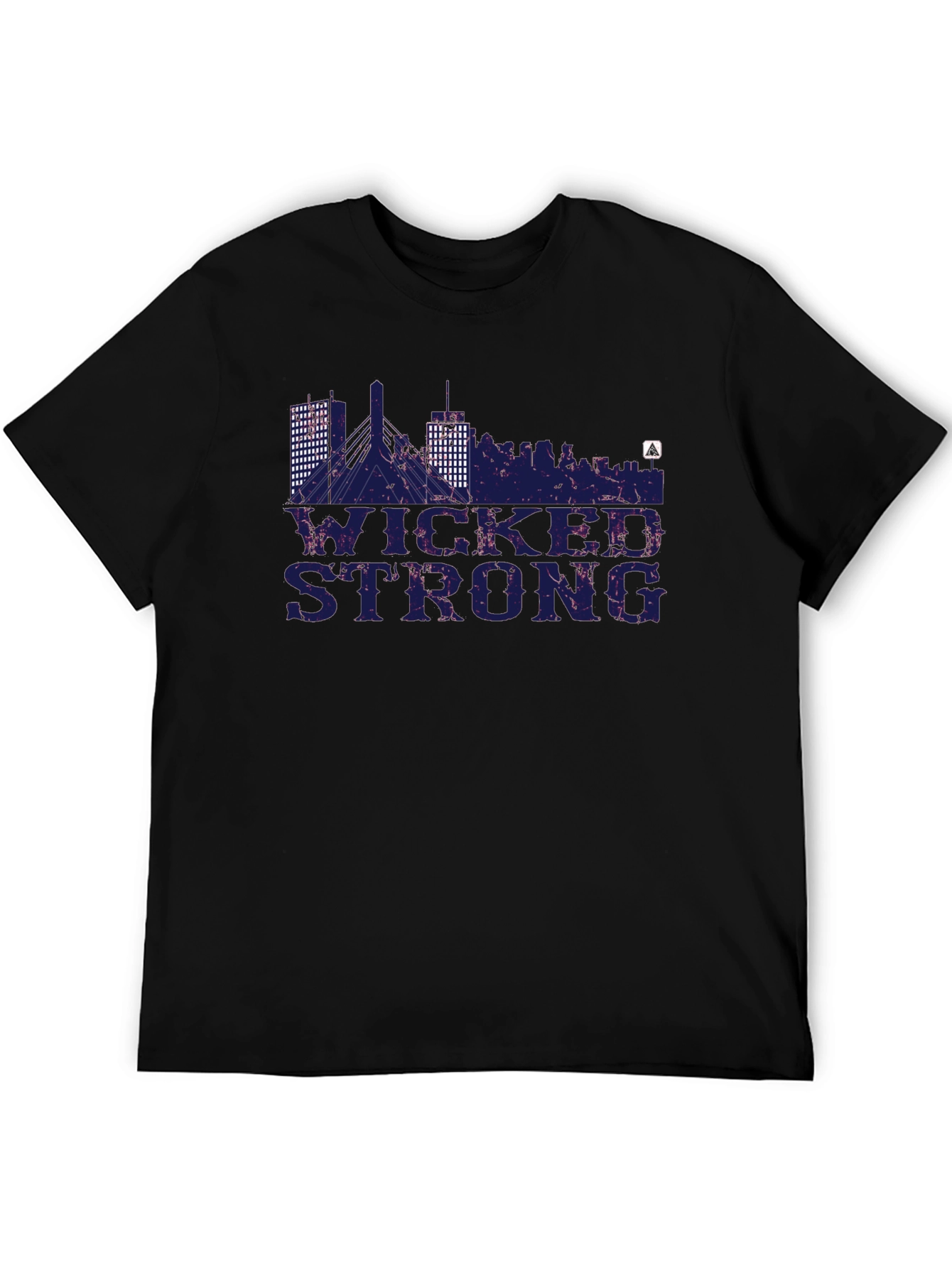 Wicked Strong Boston Skyline Graphic Tee