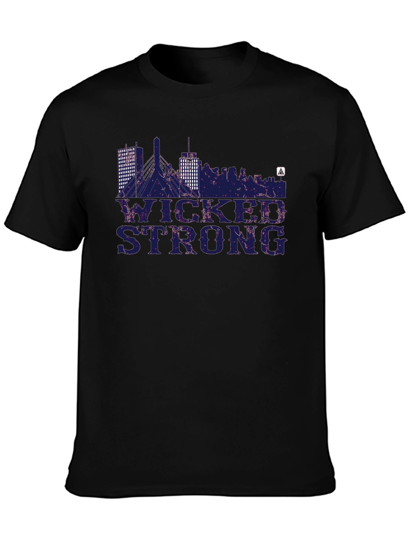 Wicked Strong Boston Skyline Graphic Tee