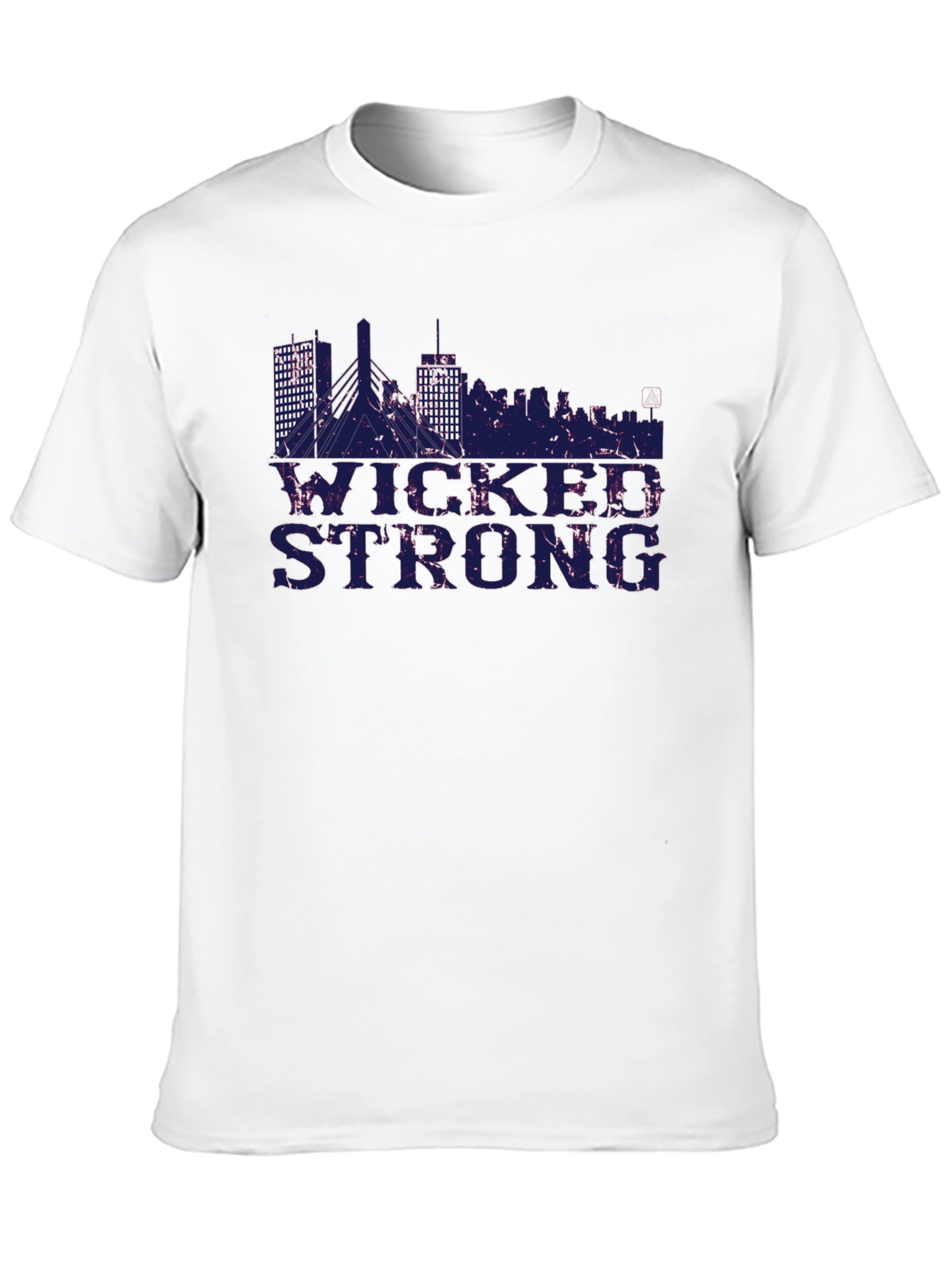Wicked Strong Boston Skyline Graphic Tee