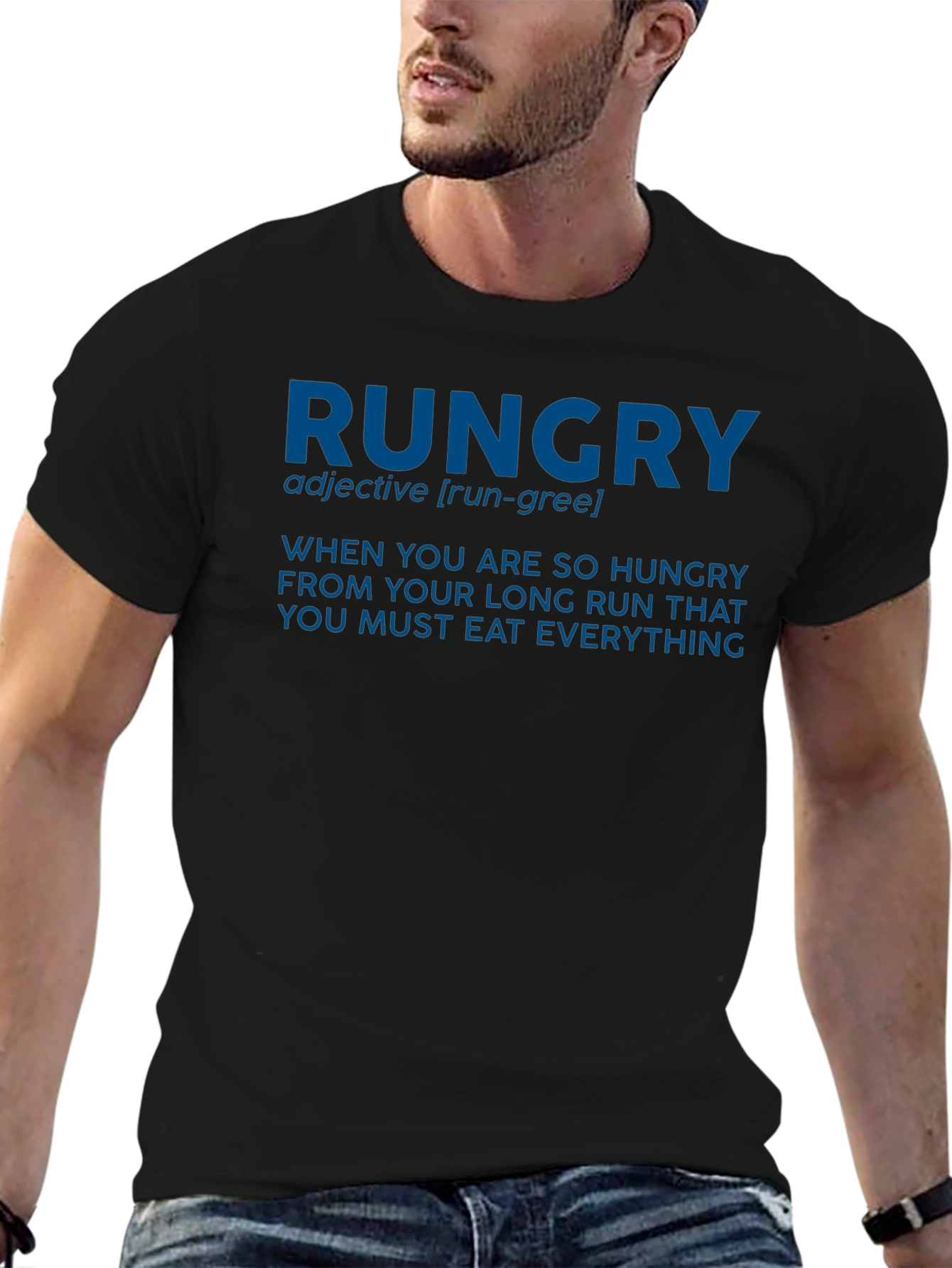 RUNGRY T-Shirt - Funny Running Joke