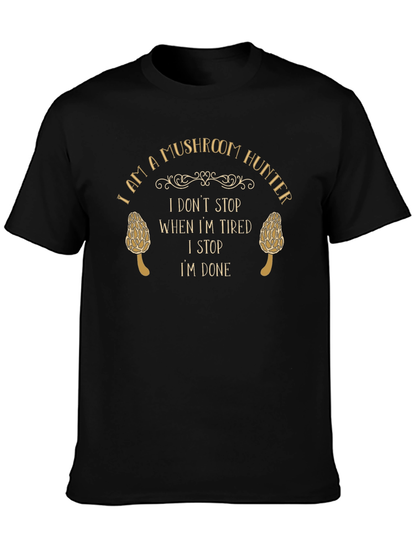 Mushroom Hunter Graphic T-Shirt