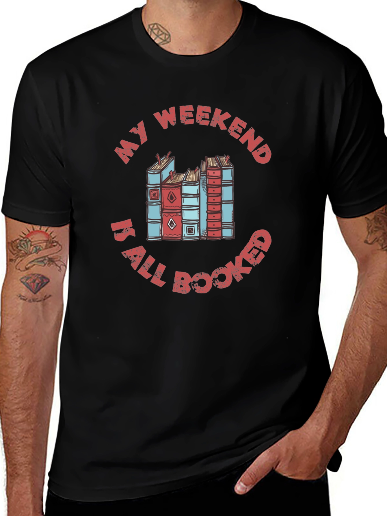 Book Lover T-Shirt - My Weekend Is All Booked