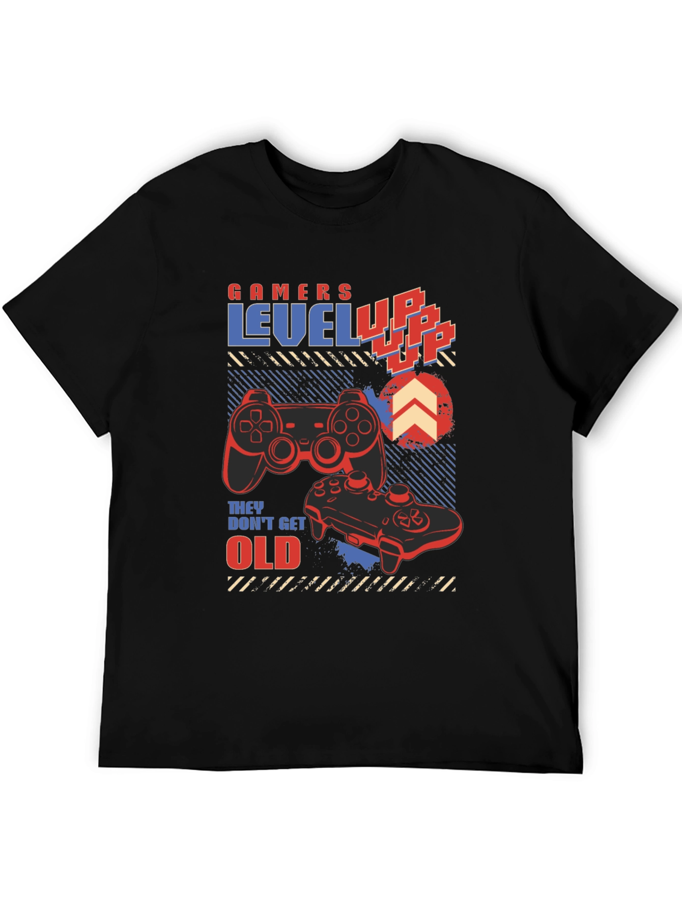 Gamers Level Up Graphic Tee