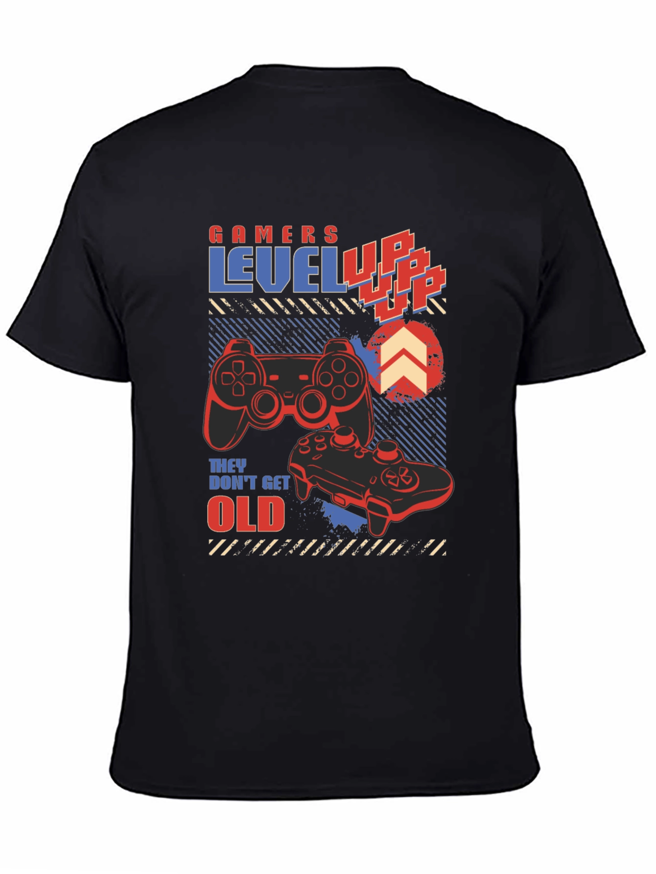 Gamers Level Up Graphic Tee