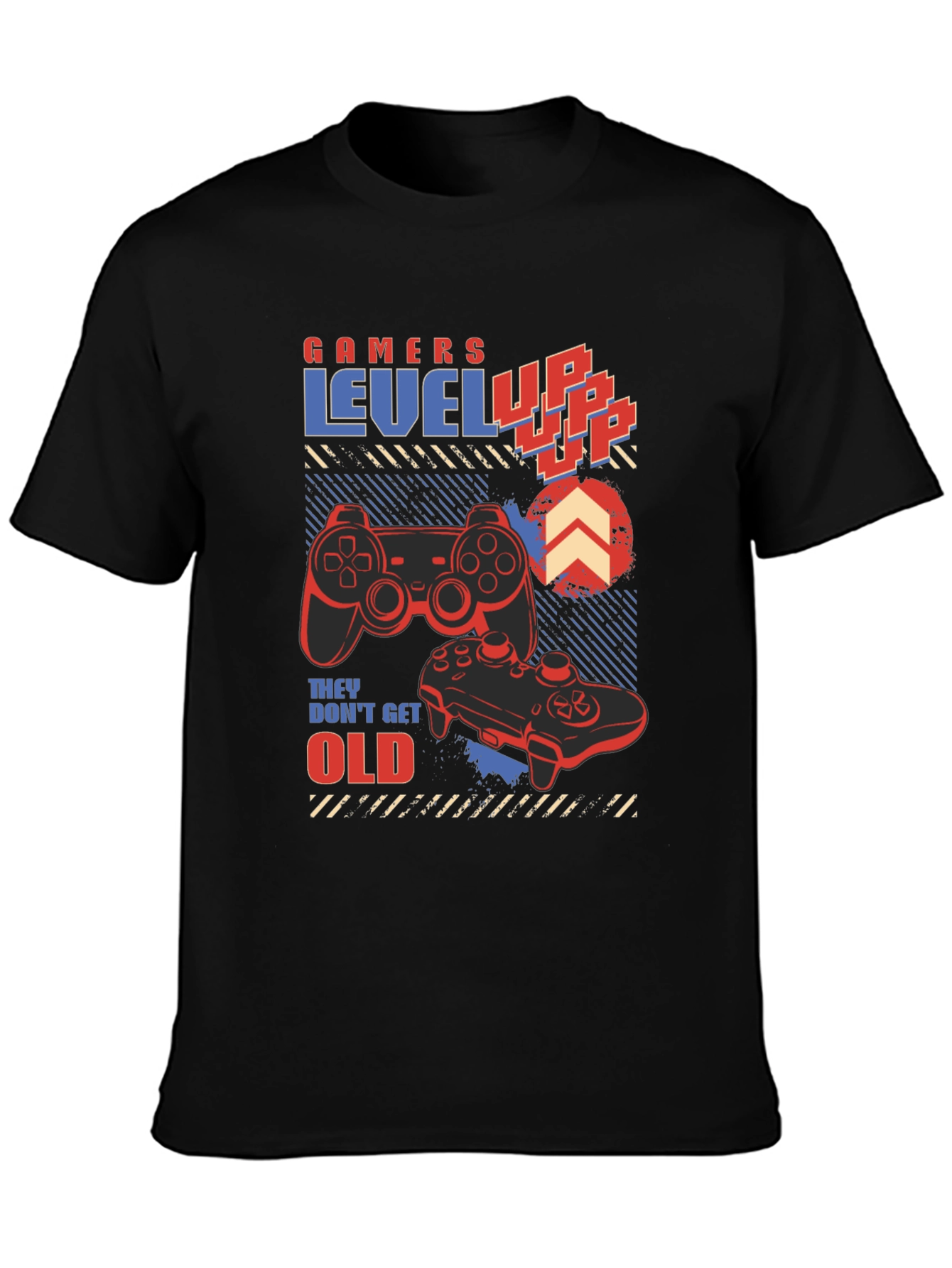 Gamers Level Up Graphic Tee