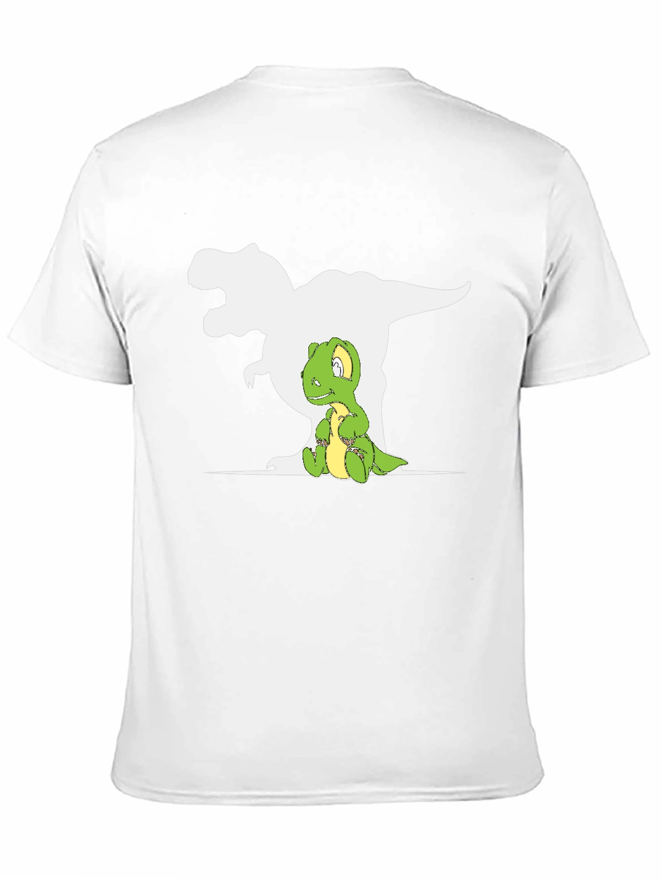Dino Shadow T-Shirt - Cute T-Rex Graphic Tee