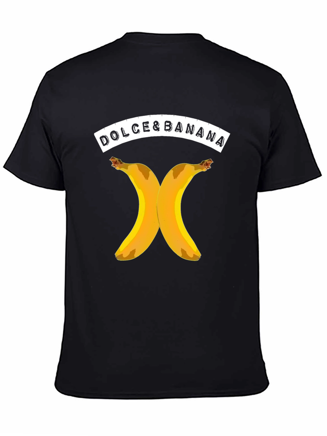 Dolce & Banana Graphic T-Shirt - Black