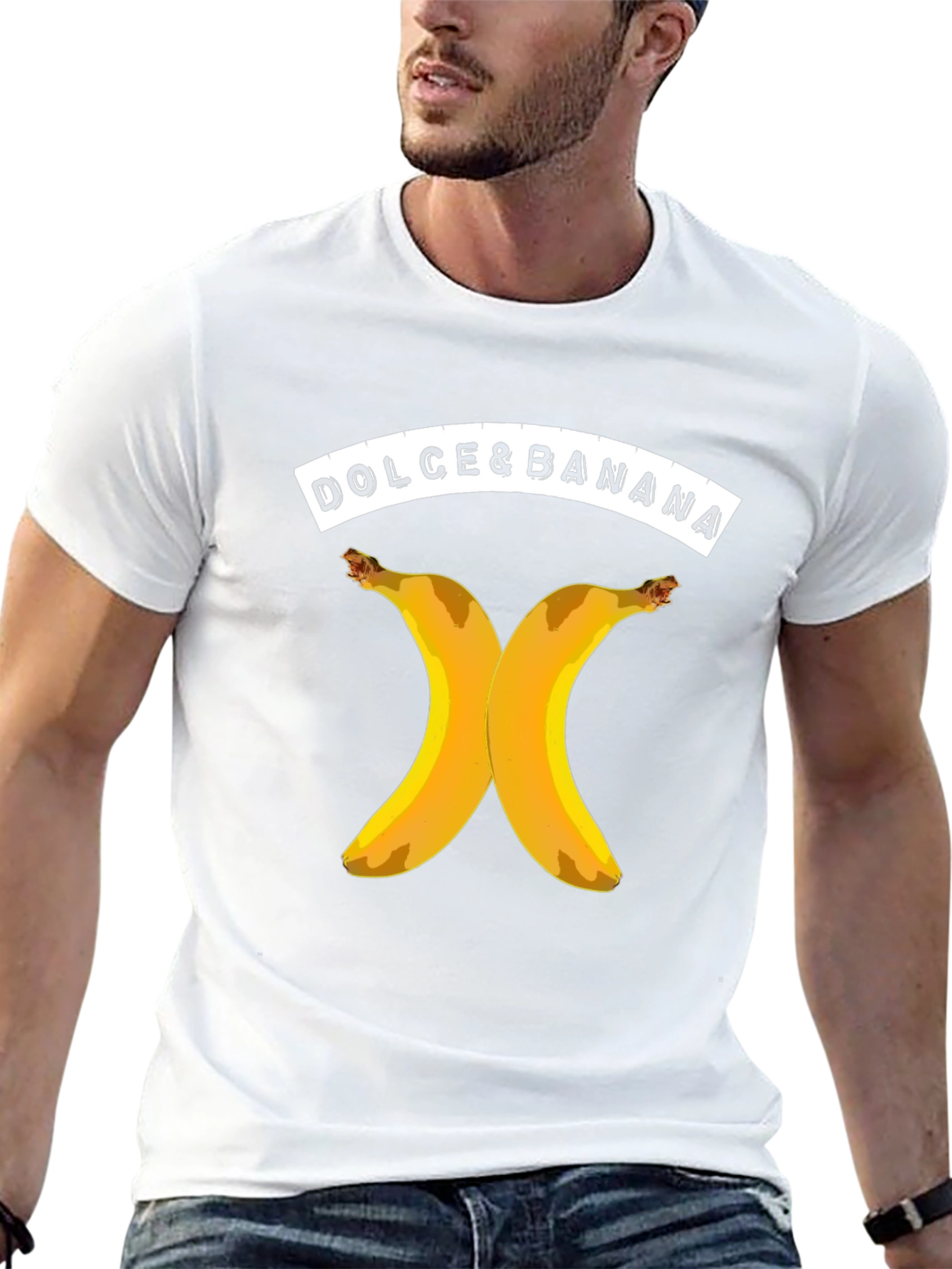 Dolce & Banana Graphic T-Shirt - Black