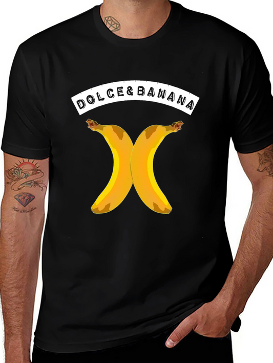 Dolce & Banana Graphic T-Shirt - Black