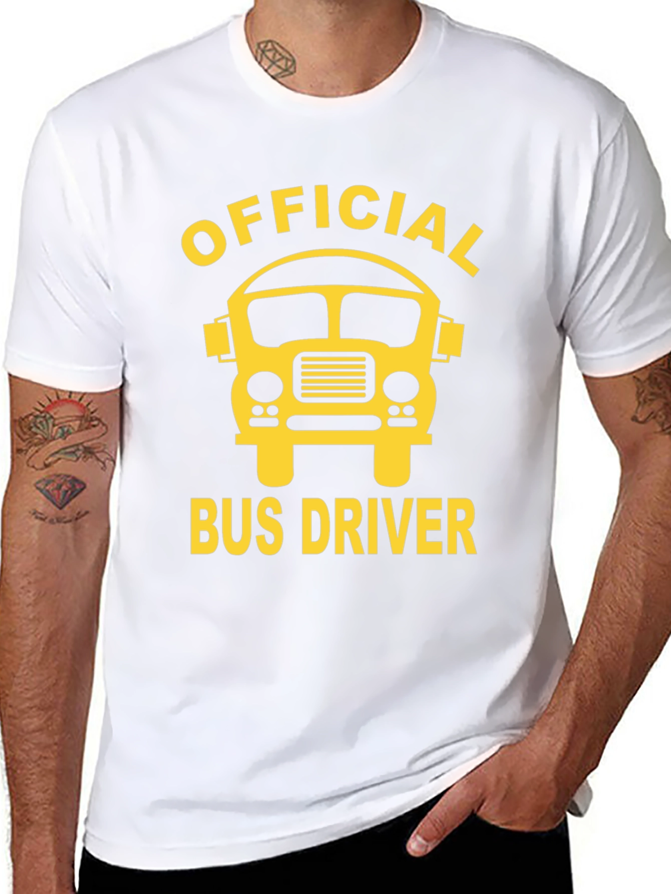 Official Bus Driver T-Shirt - School Bus Graphic Tee