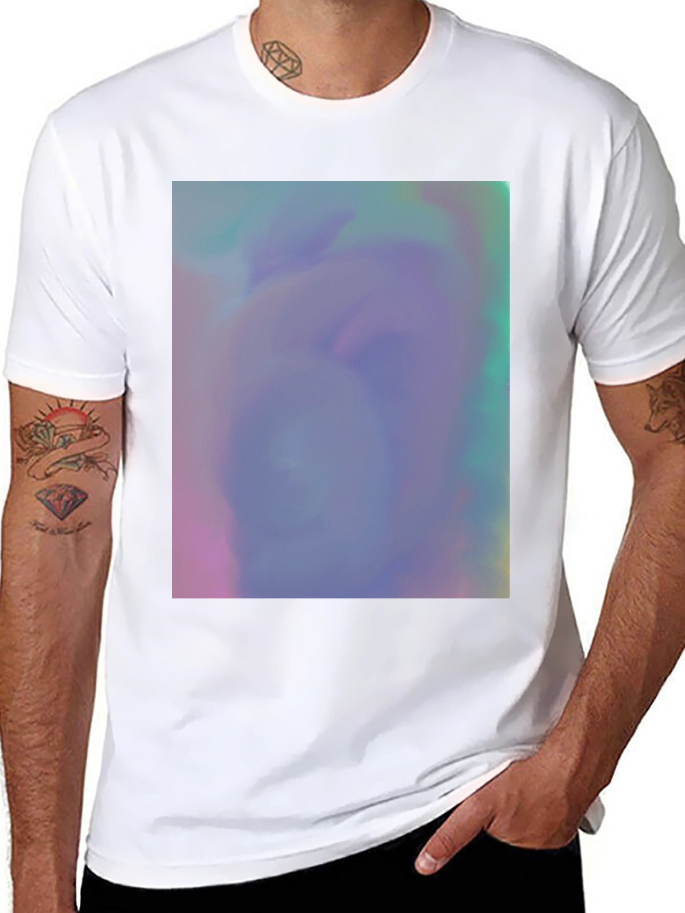 Vaporwave Dreamscape Graphic Tee - Soft Cotton Blend