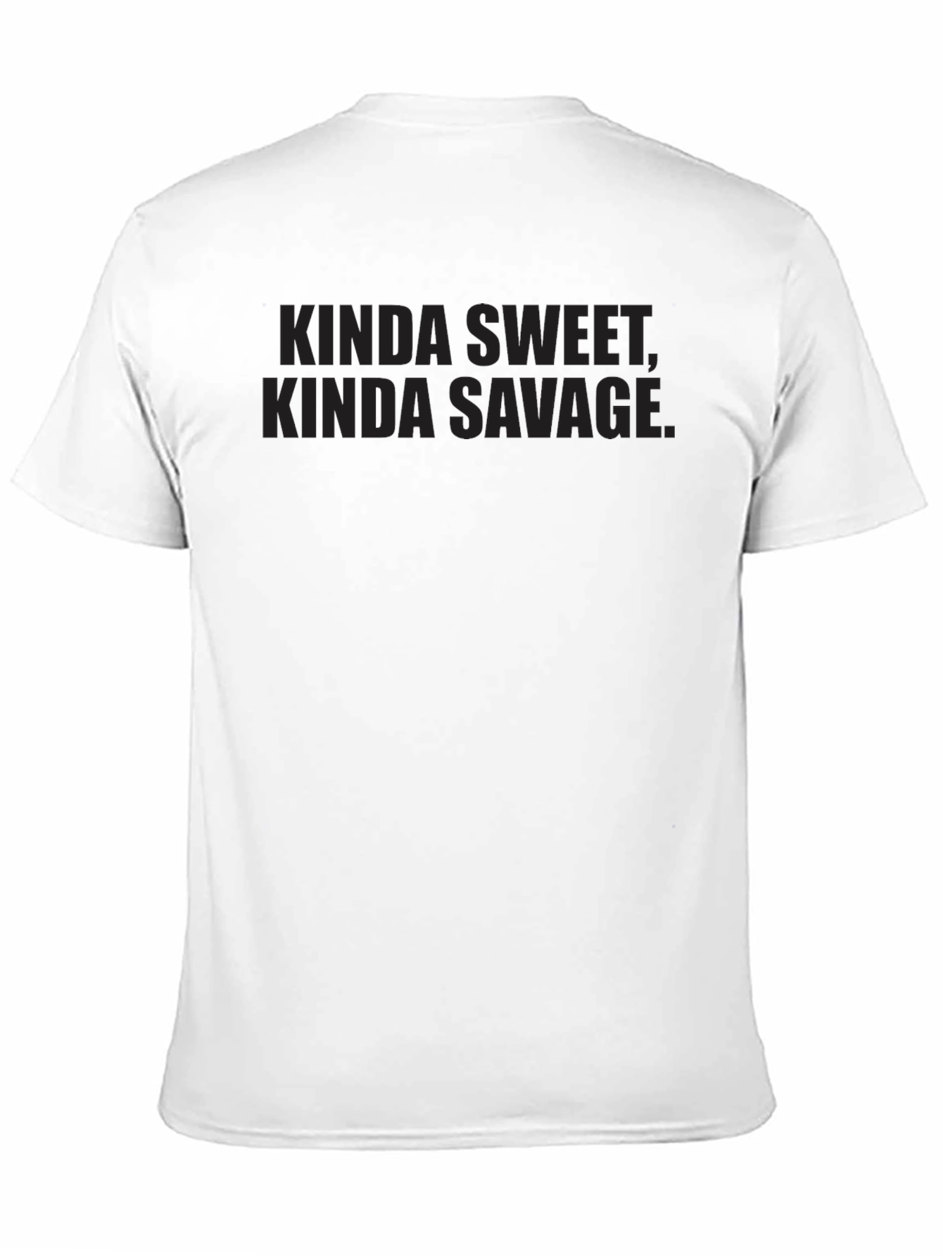 Kinda Sweet Kinda Savage Black Graphic Tee