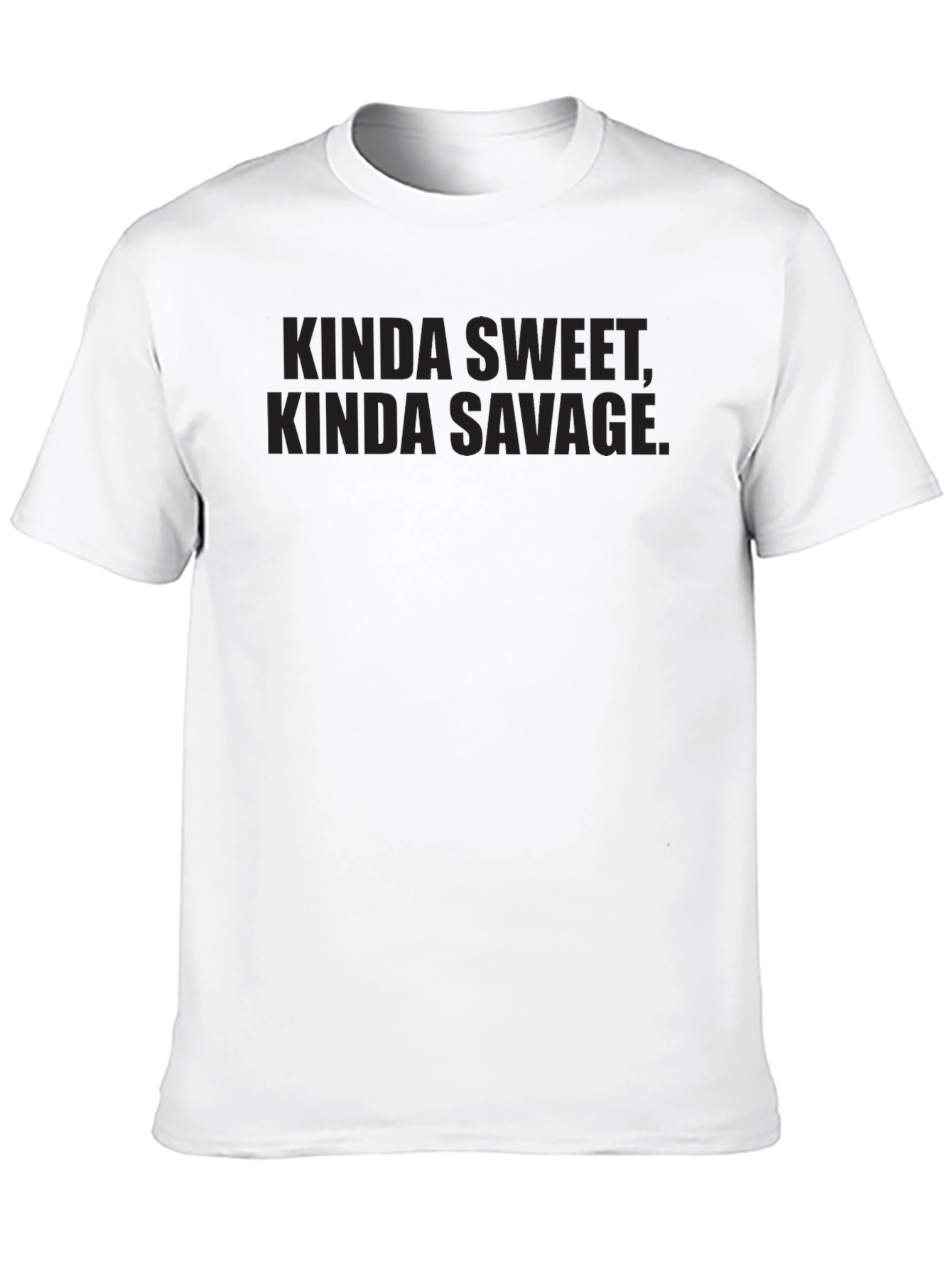 Kinda Sweet Kinda Savage Black Graphic Tee