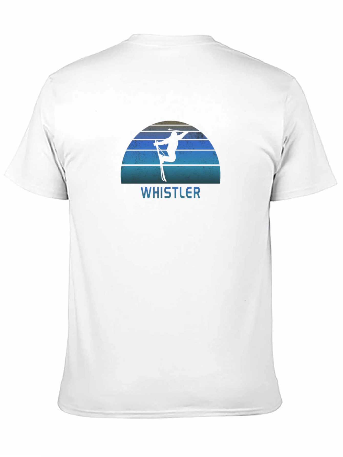 Whistler Skiing Silhouette Graphic Tee