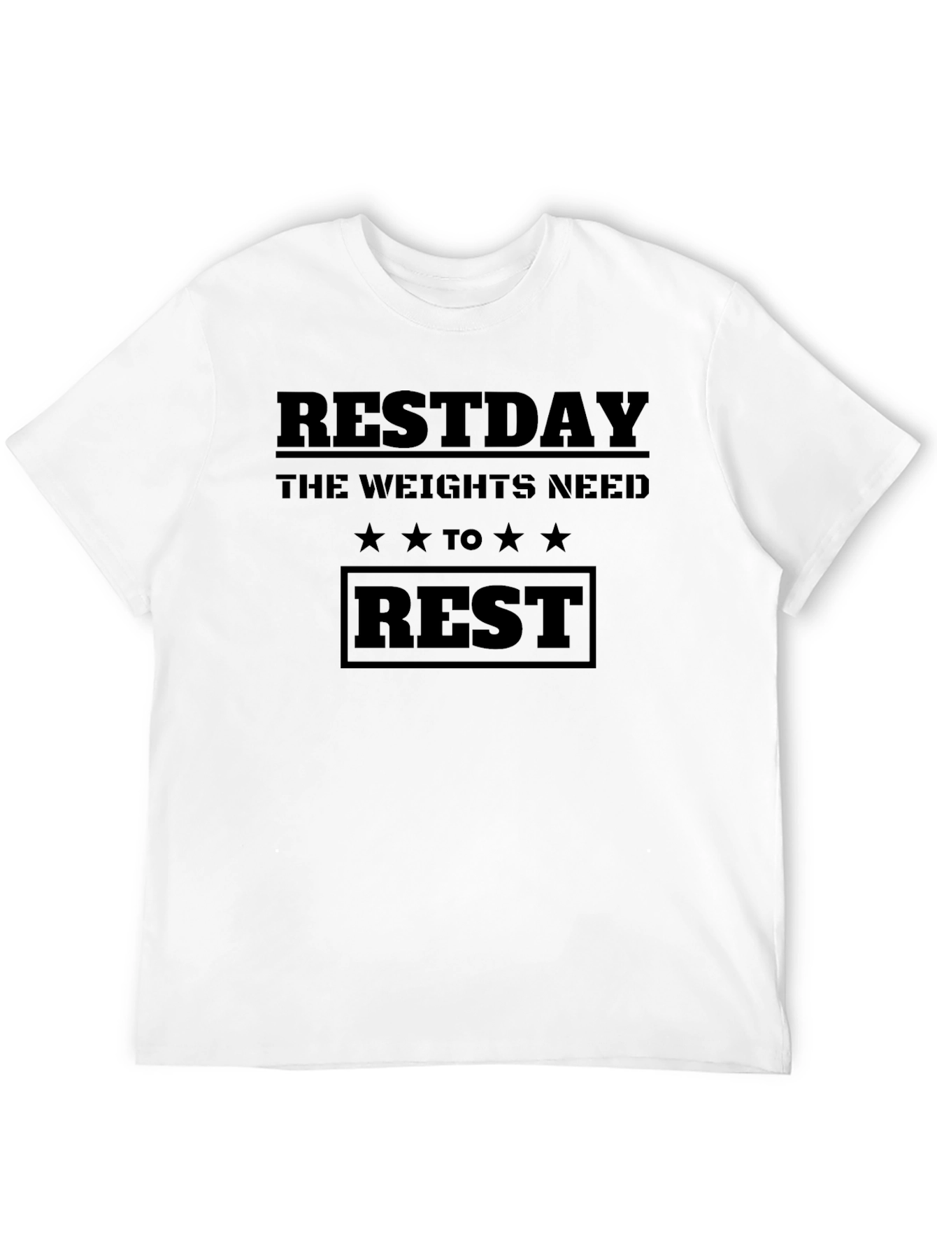 Rest Day Weights Graphic T-Shirt