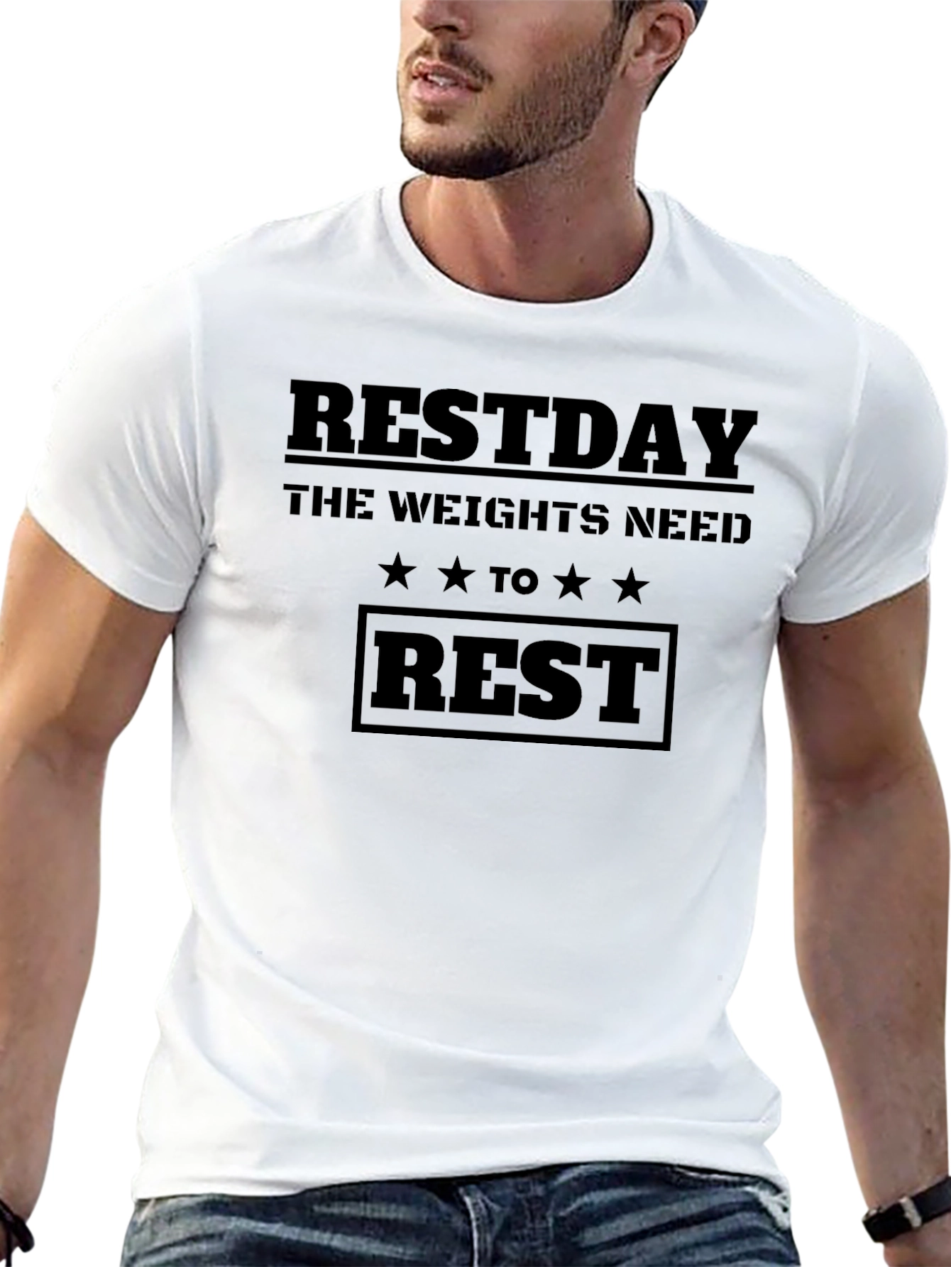 Rest Day Weights Graphic T-Shirt