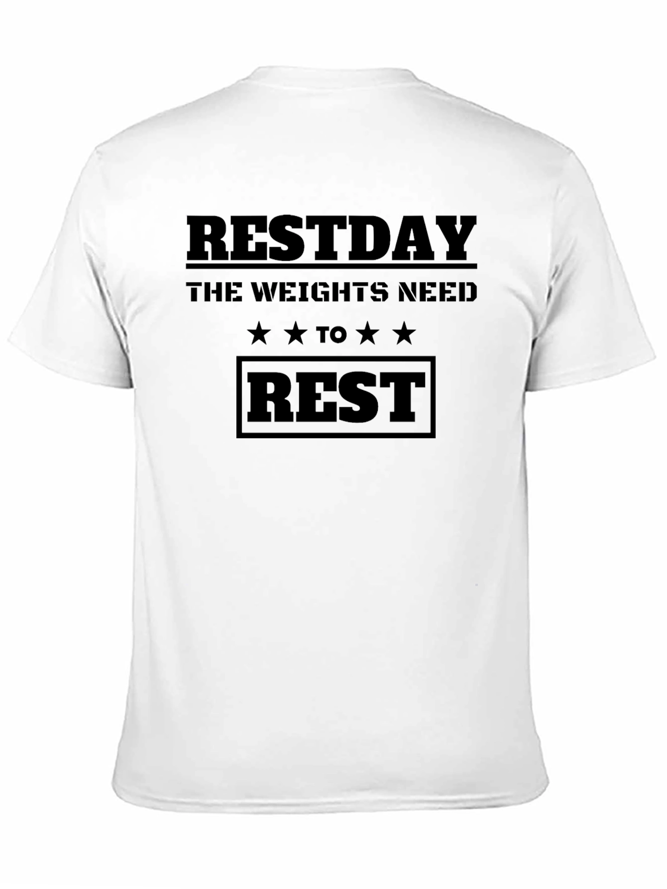 Rest Day Weights Graphic T-Shirt