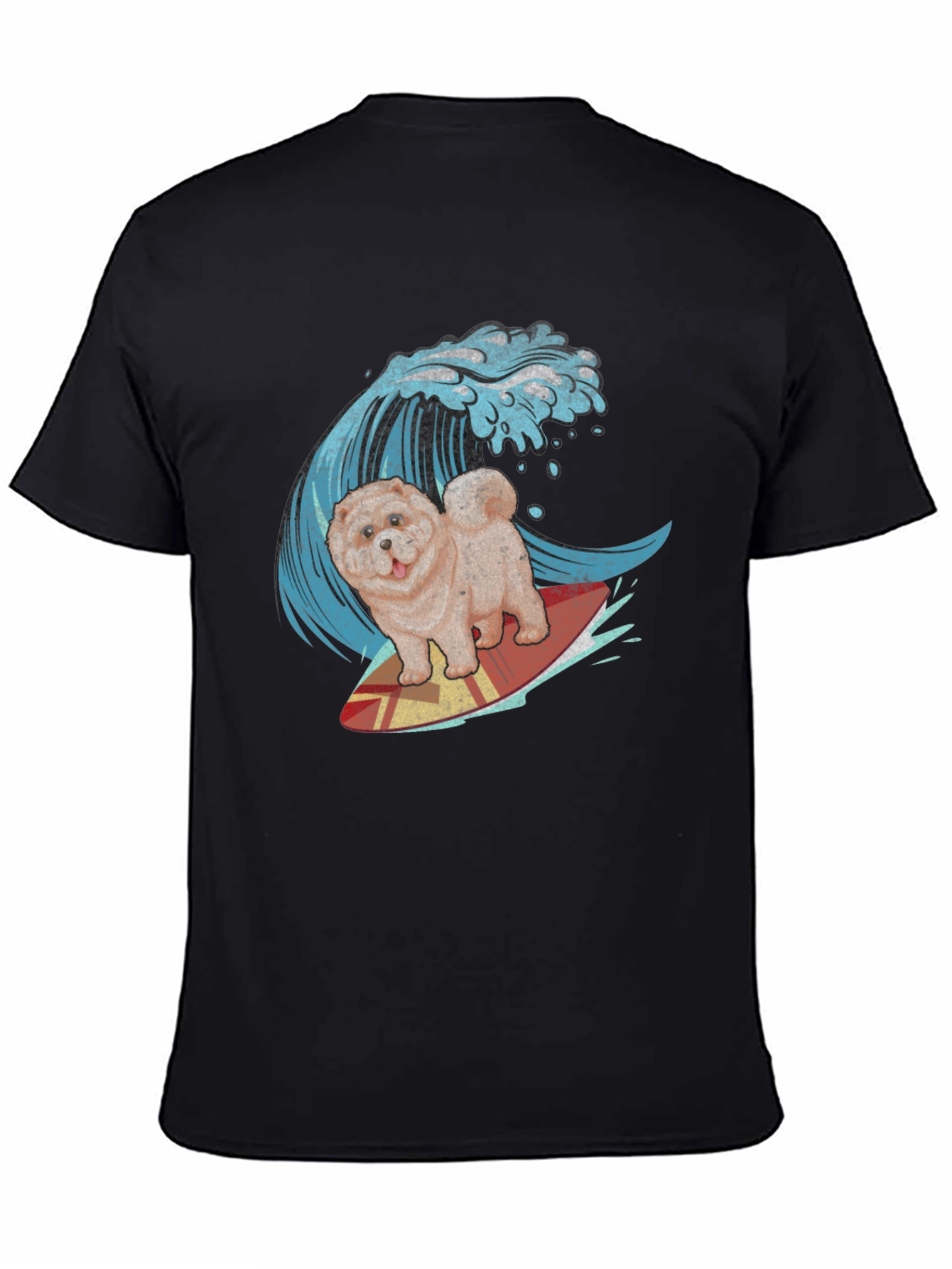 Surfing Chow Chow T-Shirt