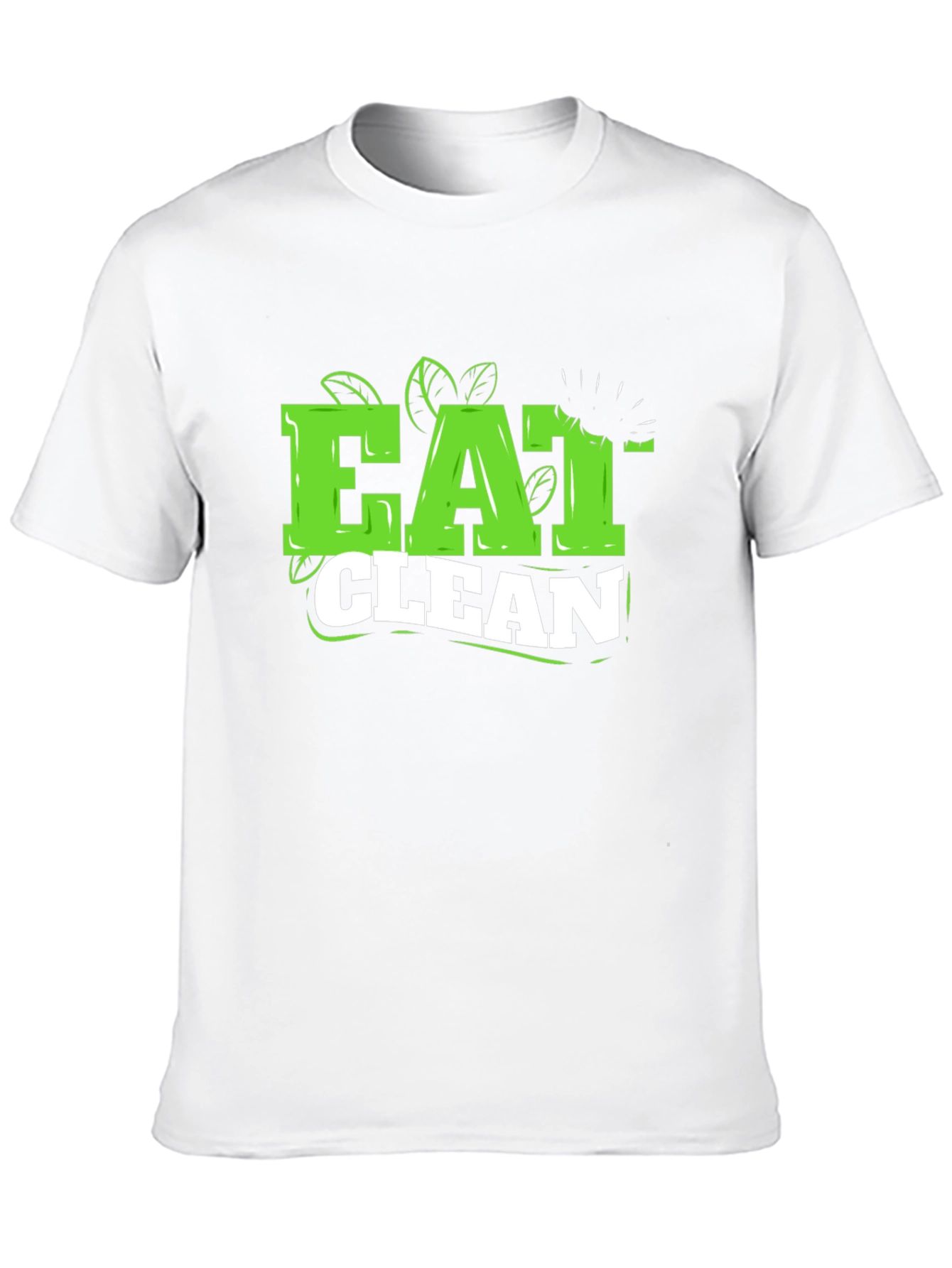 Eat Clean Black T-Shirt - Healthy Lifestyle Tee