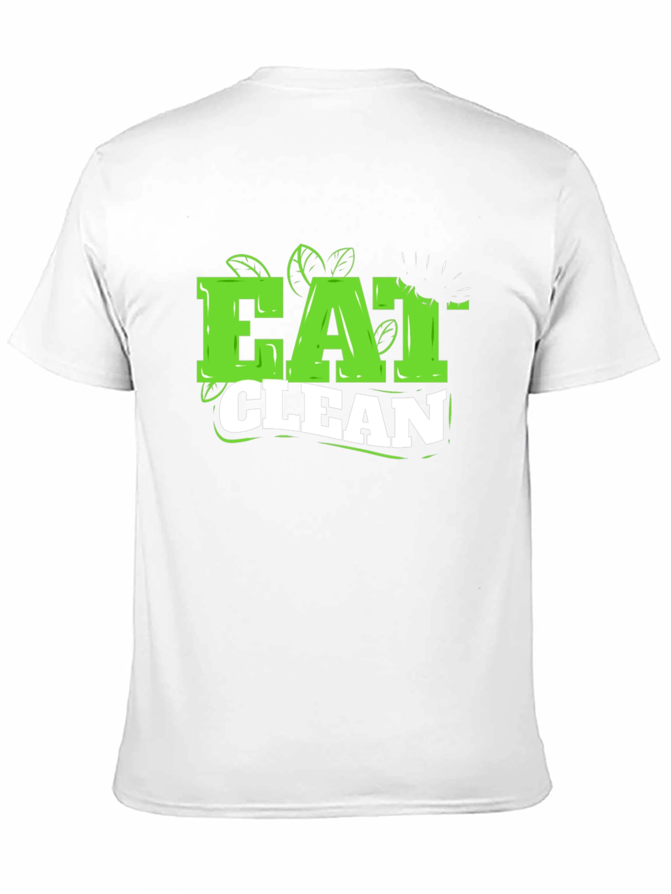 Eat Clean Black T-Shirt - Healthy Lifestyle Tee