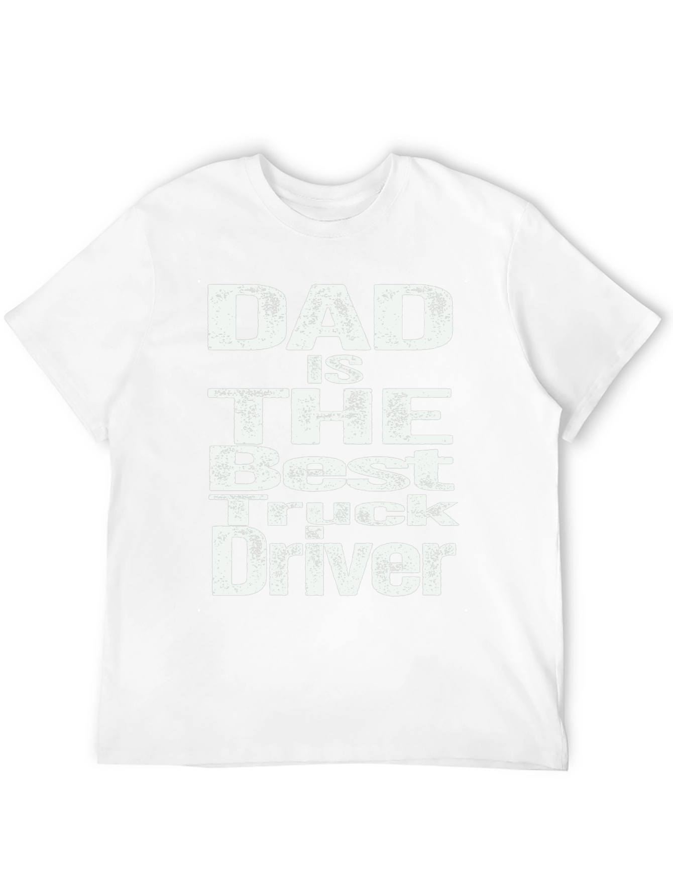 Dad Best Truck Driver T-Shirt - Black