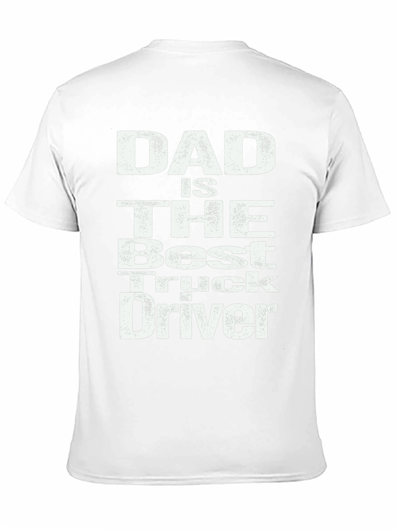 Dad Best Truck Driver T-Shirt - Black