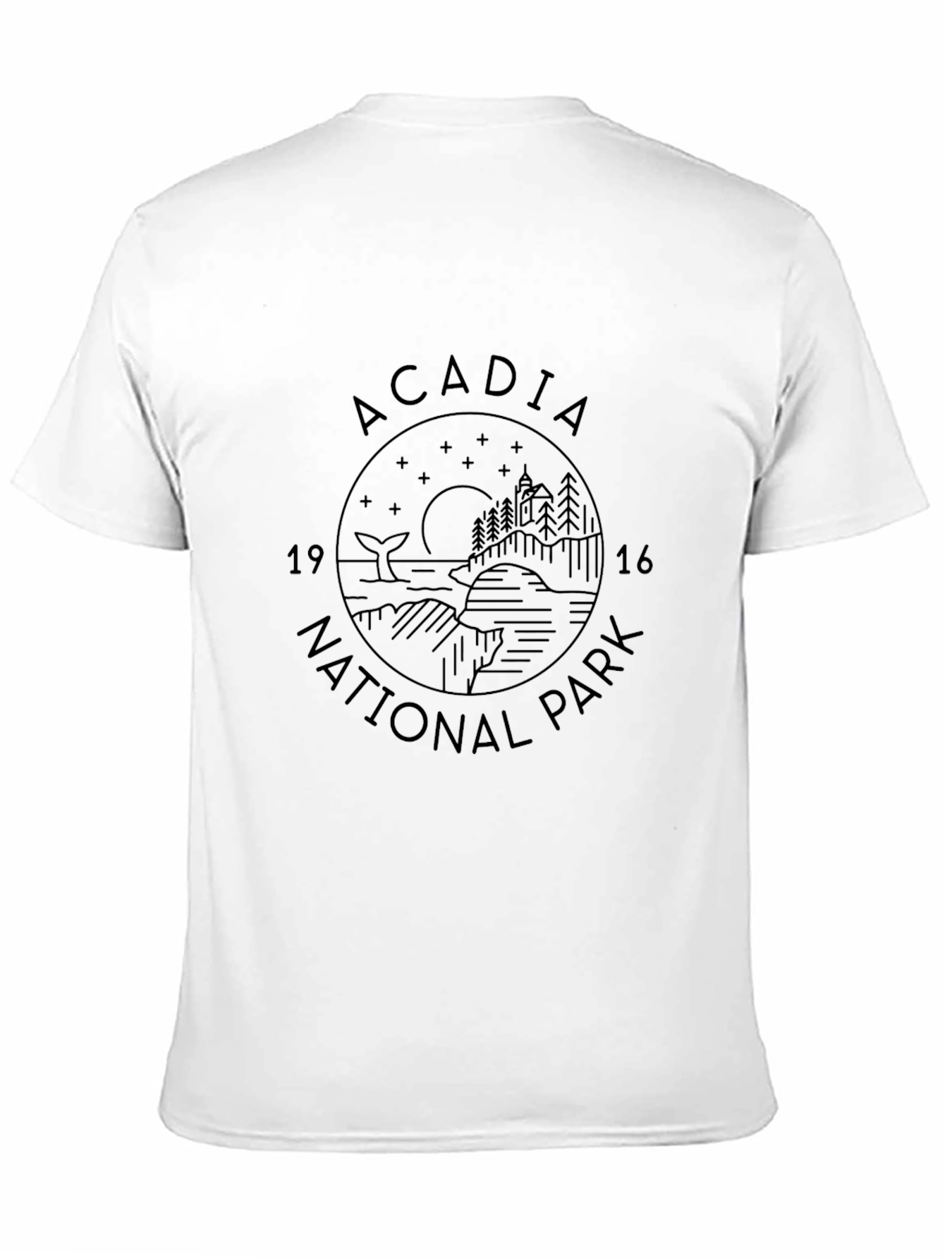 Acadia National Park Graphic Tee - Black