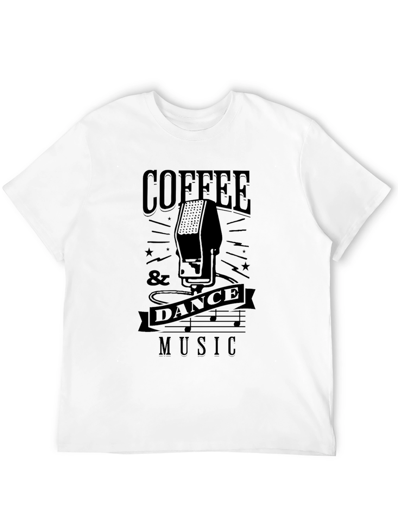 Coffee & Dance Music Graphic Tee