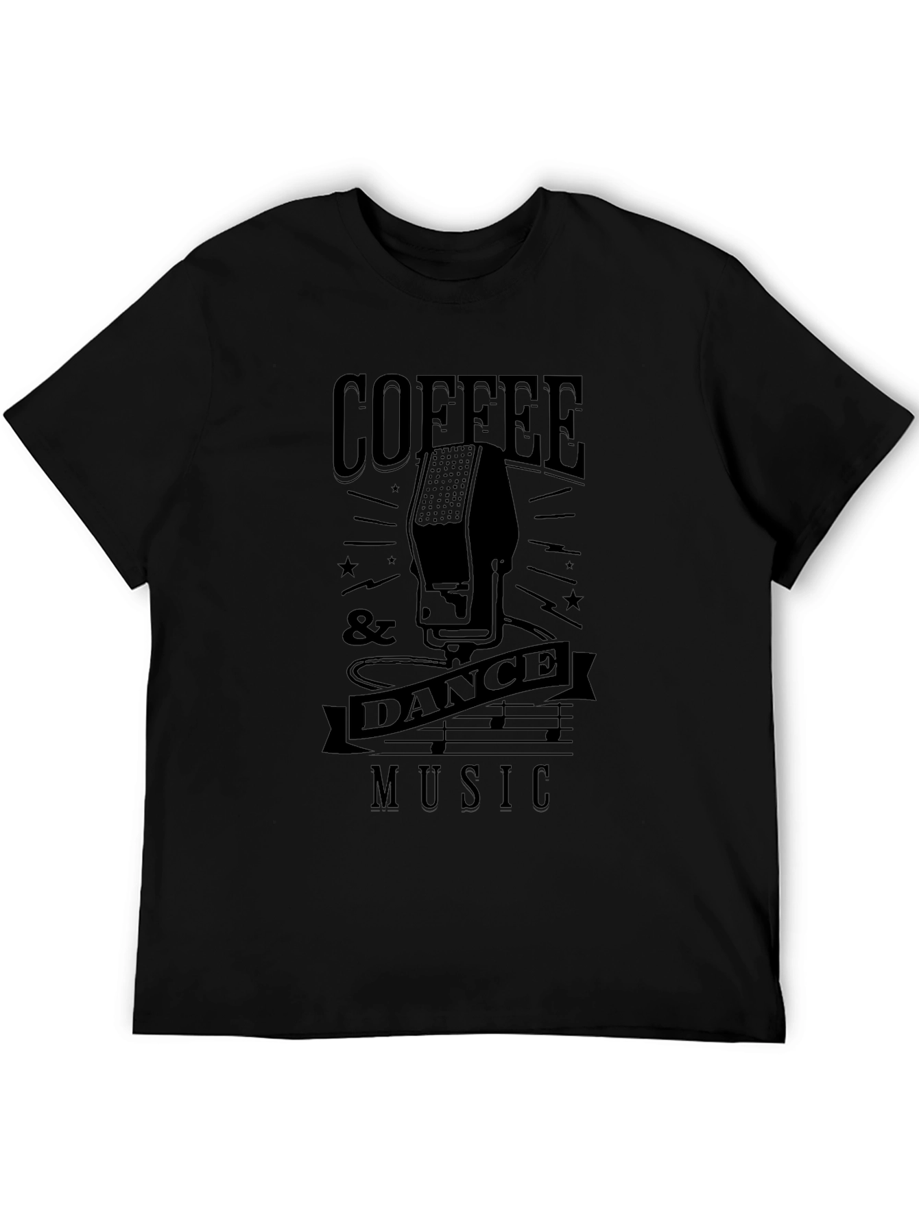 Coffee & Dance Music Graphic Tee