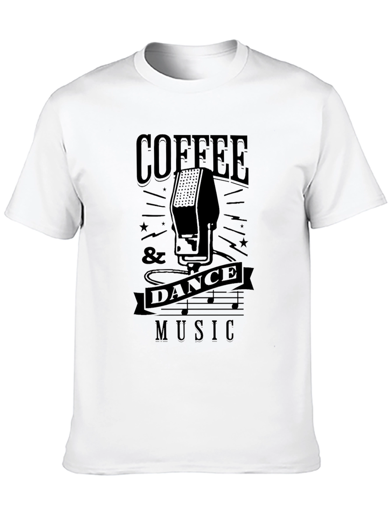 Coffee & Dance Music Graphic Tee
