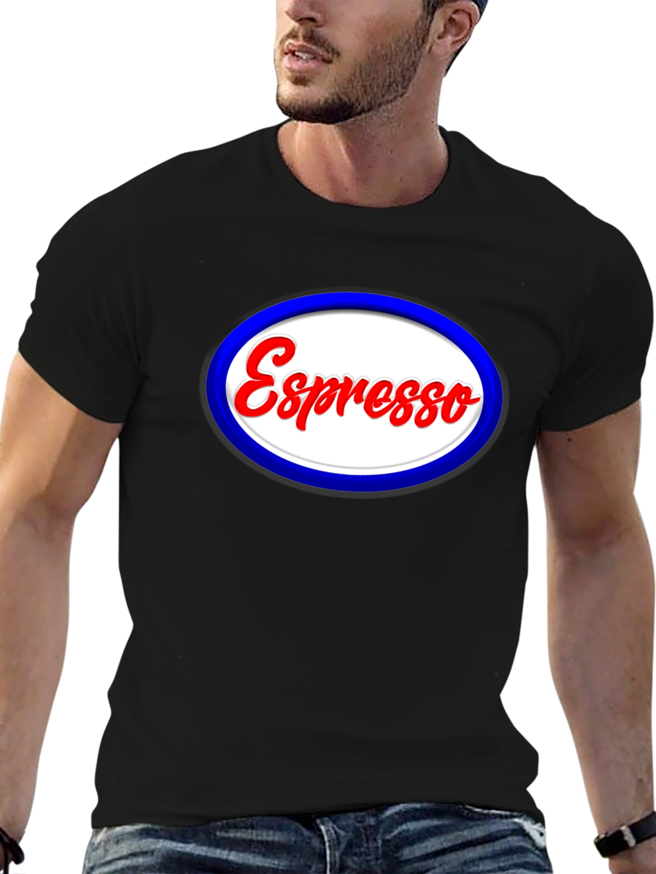 Espresso Oval T-Shirt - Coffee Lover Tee
