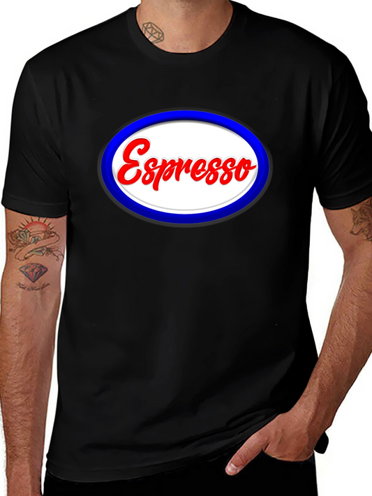 Espresso Oval T-Shirt - Coffee Lover Tee