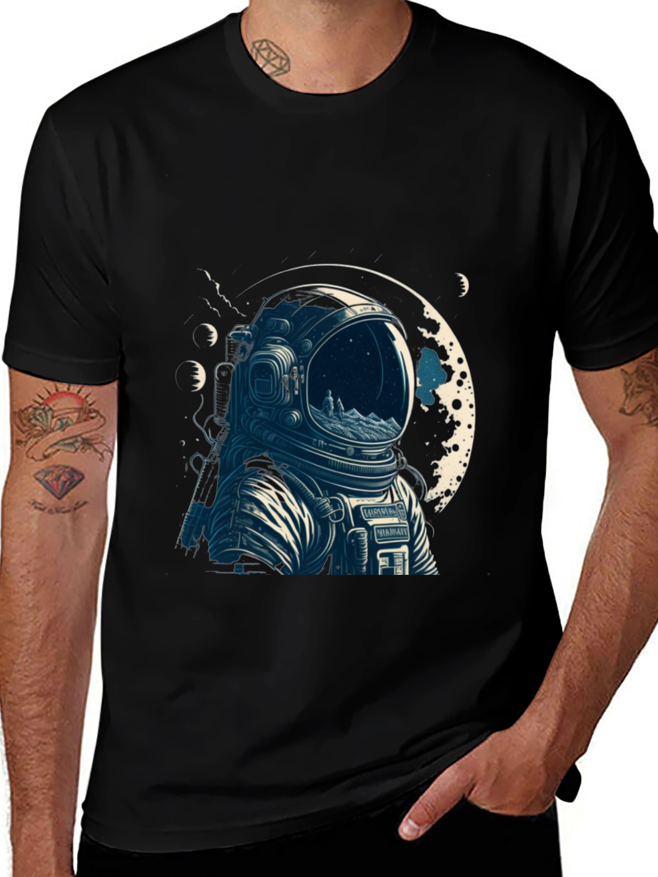 Astronaut Graphic Tee - Space Explorer T-Shirt