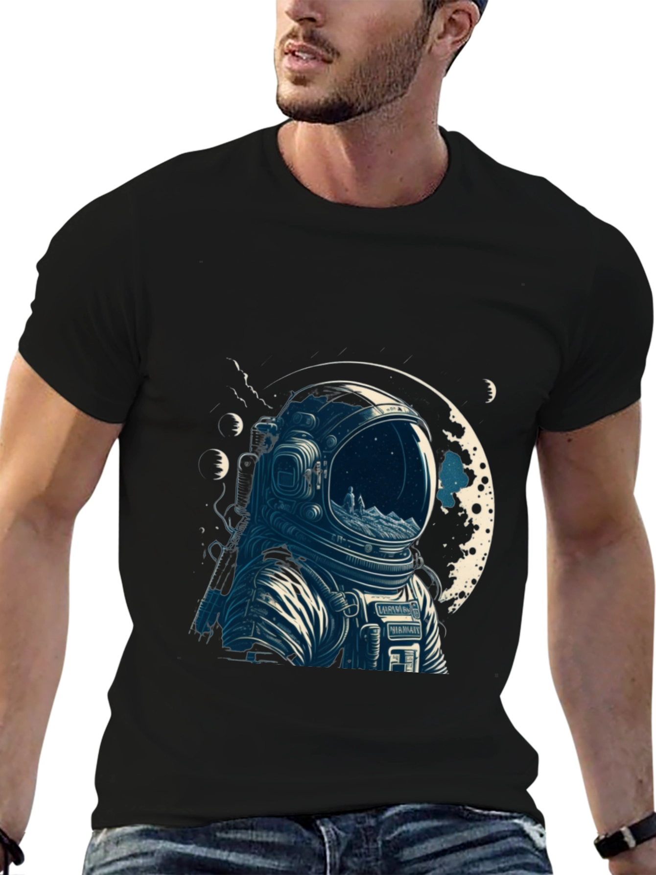Astronaut Graphic Tee - Space Explorer T-Shirt
