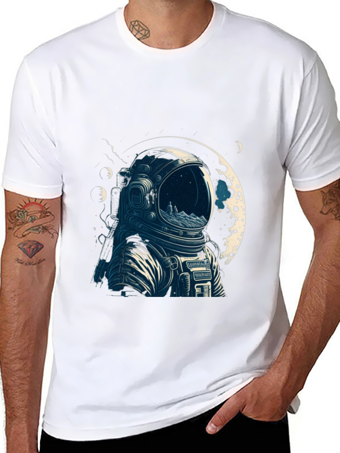 Astronaut Graphic Tee - Space Explorer T-Shirt