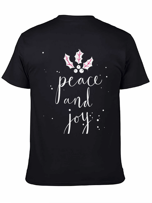 Peace & Joy Graphic Tee - Holiday Cheer