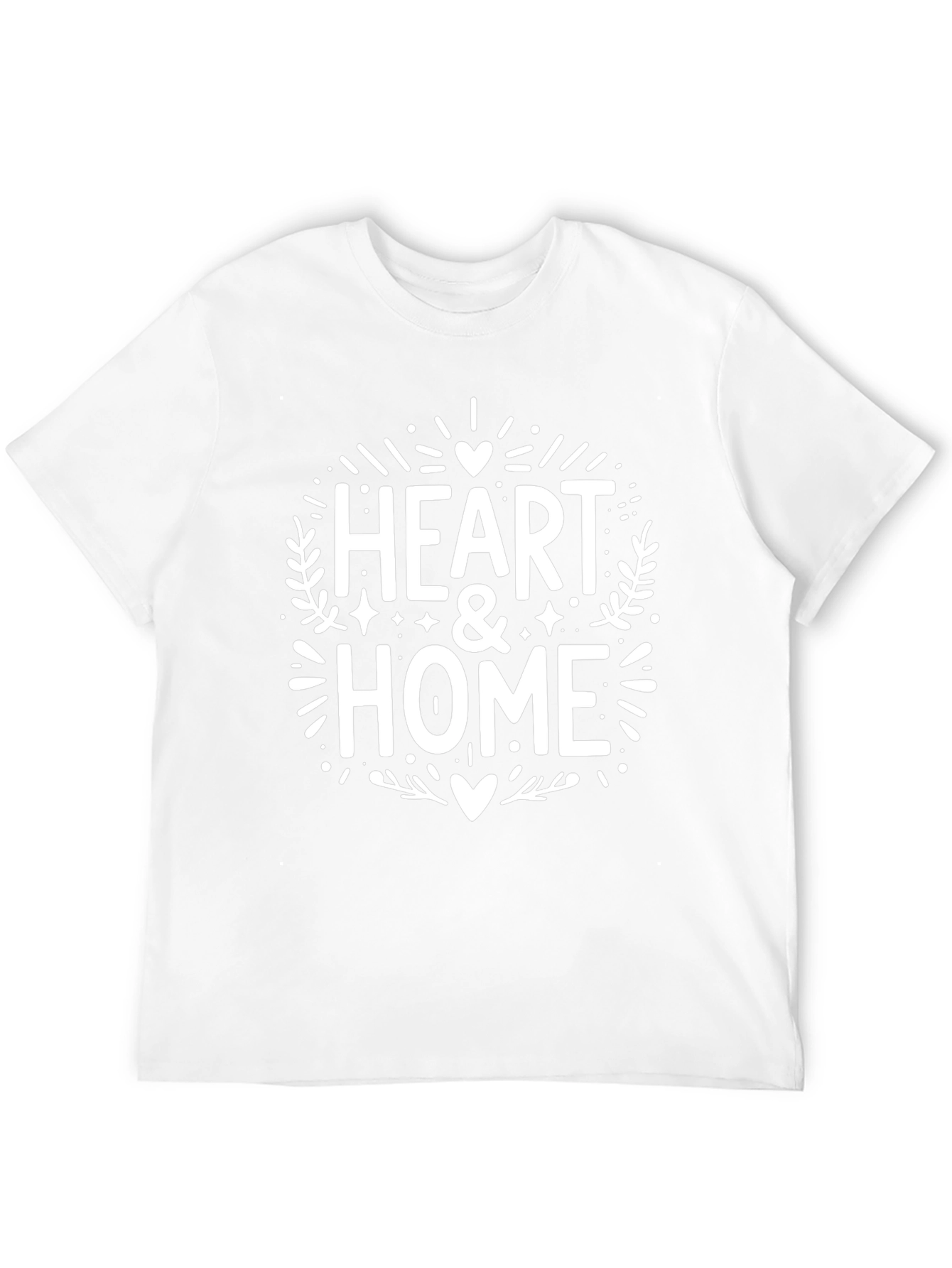 Heart & Home Graphic Black T-Shirt