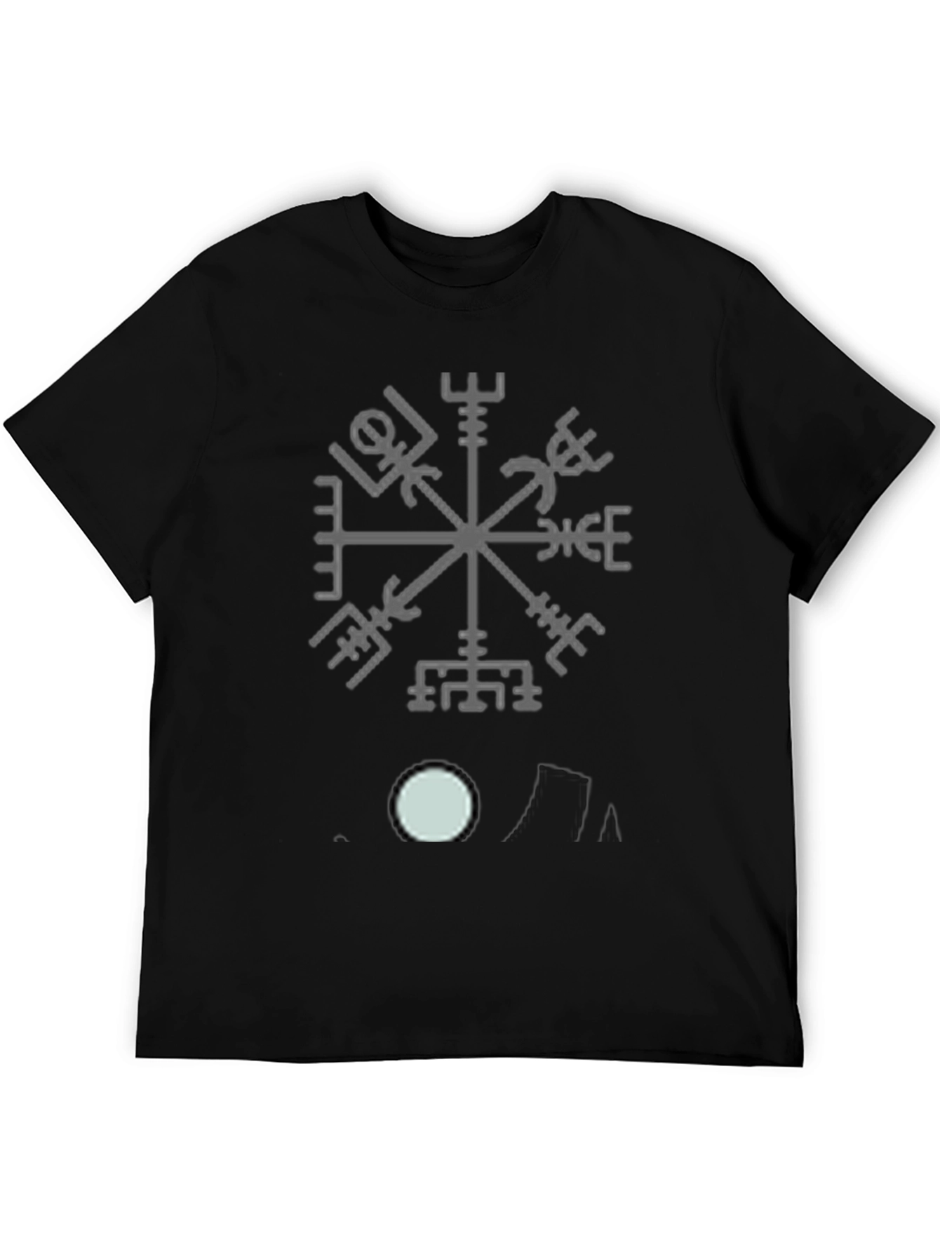 Vegvisir Compass T-Shirt - Viking Navigation Symbol Tee