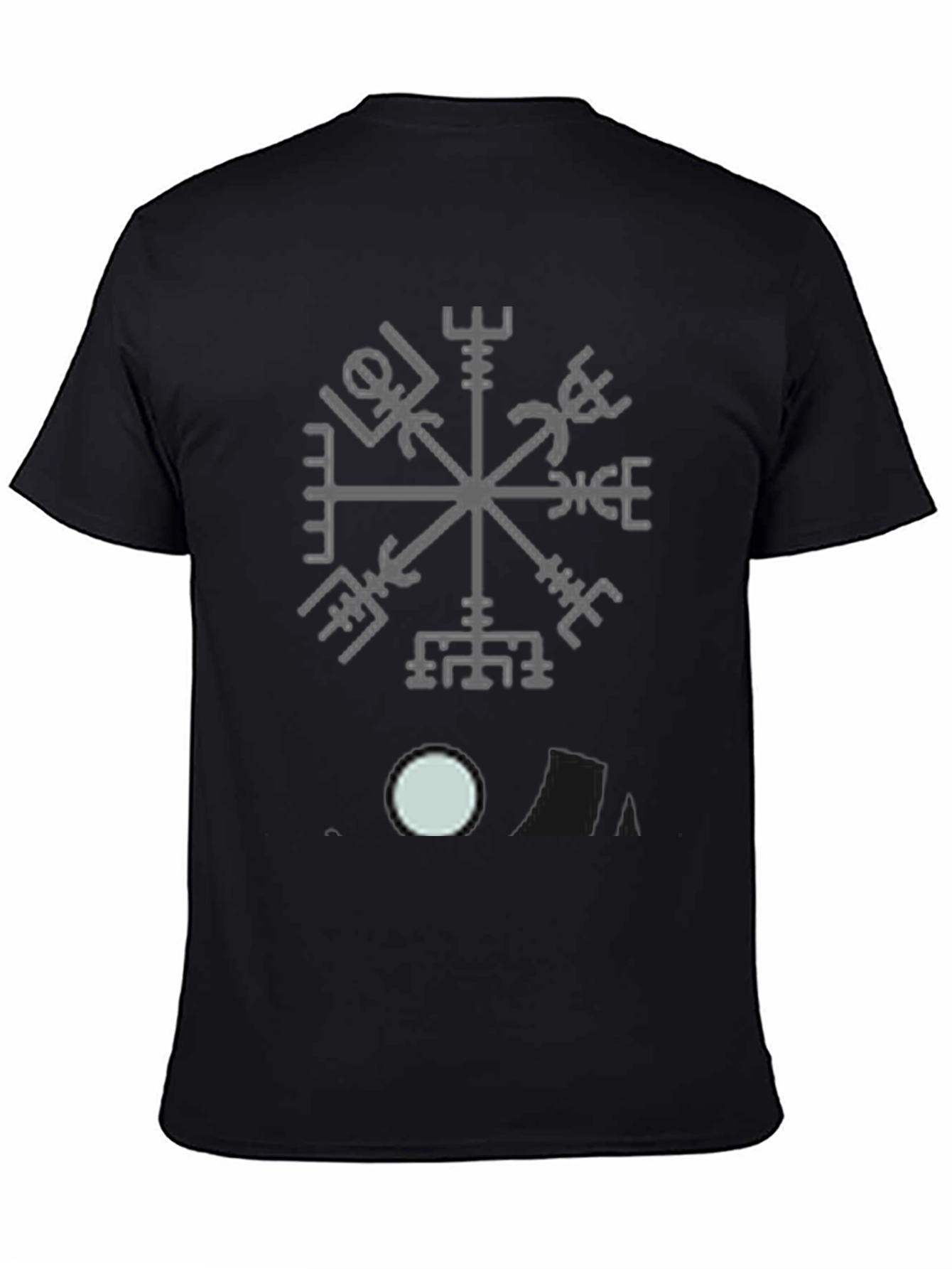 Vegvisir Compass T-Shirt - Viking Navigation Symbol Tee