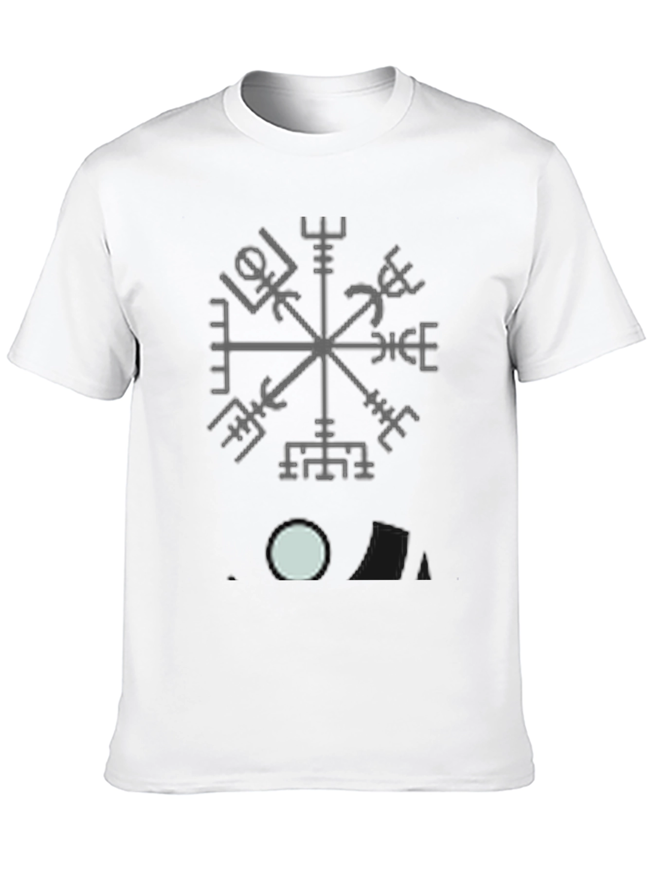 Vegvisir Compass T-Shirt - Viking Navigation Symbol Tee
