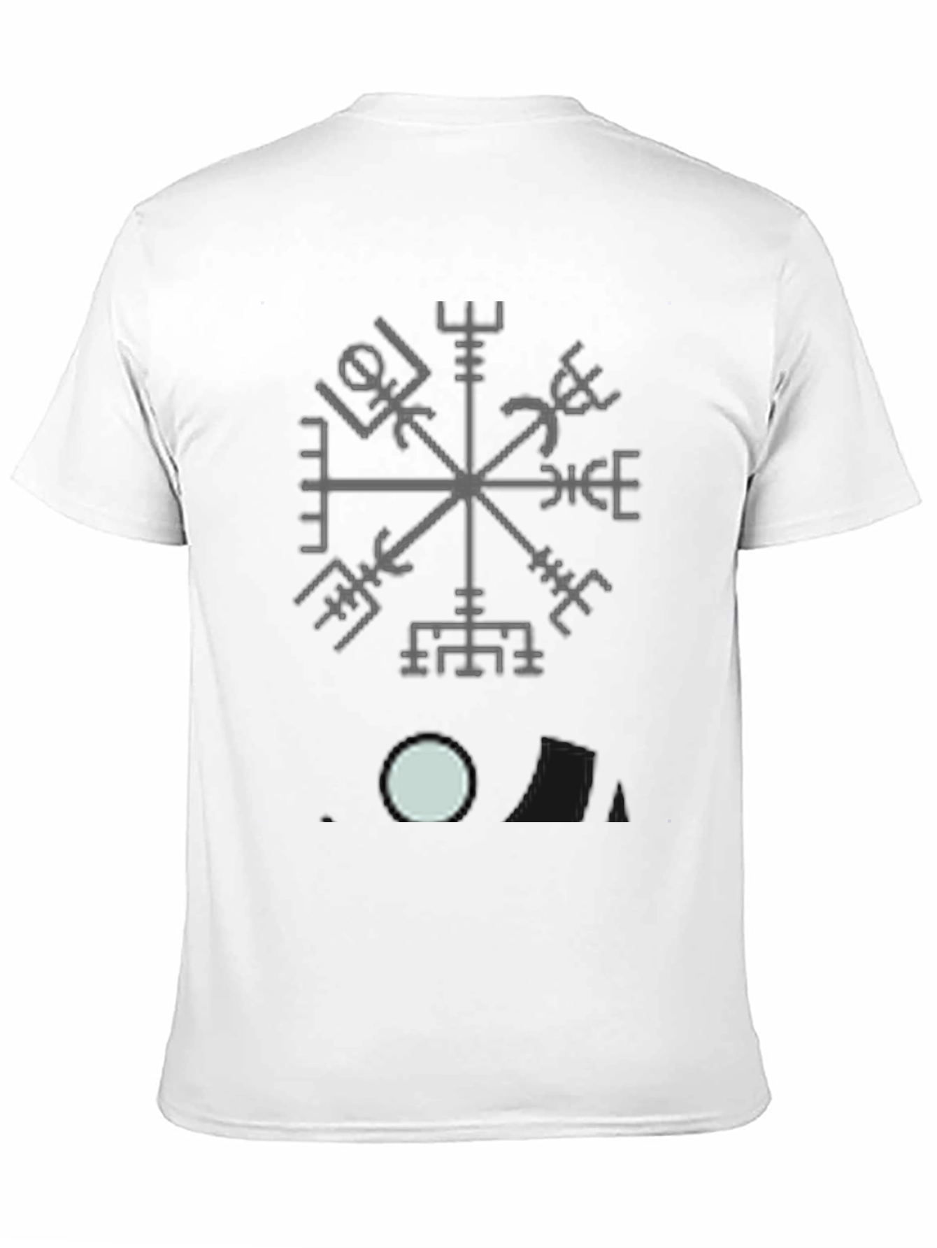 Vegvisir Compass T-Shirt - Viking Navigation Symbol Tee