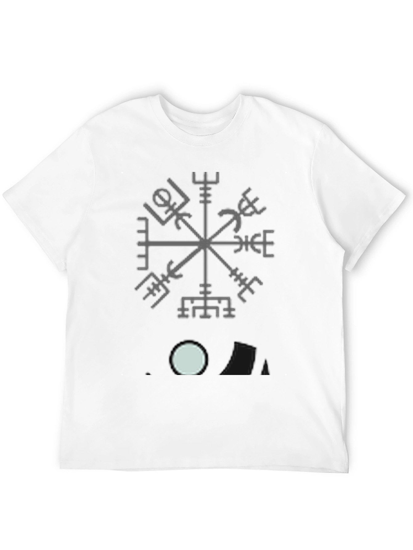 Vegvisir Compass T-Shirt - Viking Navigation Symbol Tee