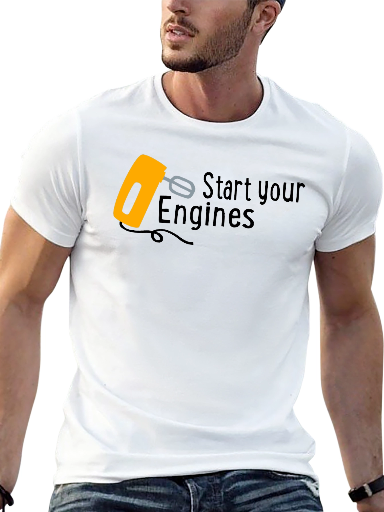 Start Your Engines Funny Mixer T-Shirt