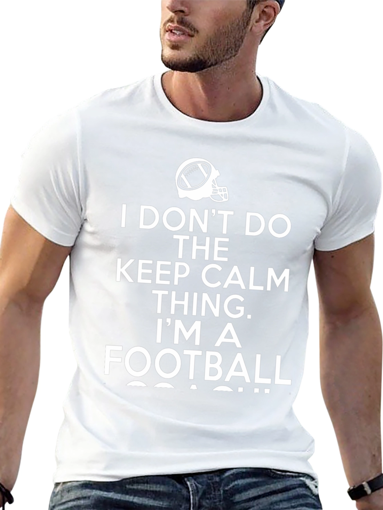 Football Coach T-Shirt - Keep Calm Alternative